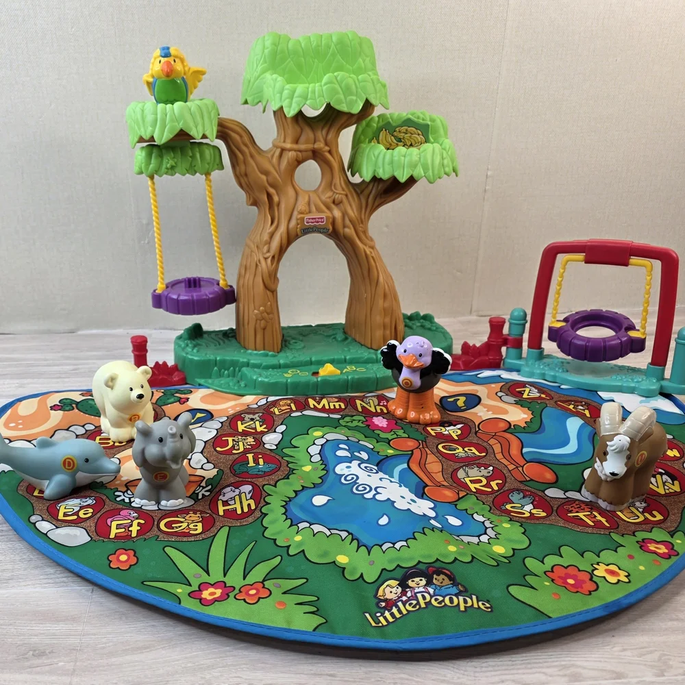 Vintage Little People Zoo Talker Play Set